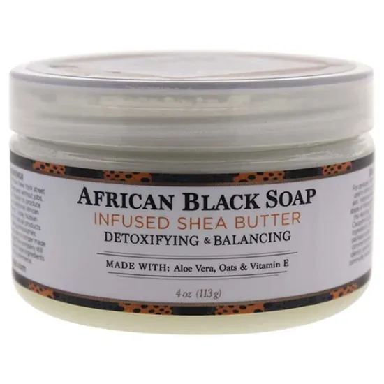 Picture of Shea Butter Infused with African Black Soap Extract by Nubian Heritage for Unisex - 4 oz Lotion