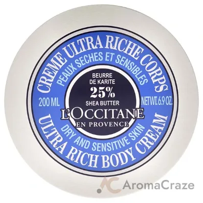 Picture of Shea Butter Ultra Rich Body Cream by LOccitane for Unisex - 6.9 oz Body Cream