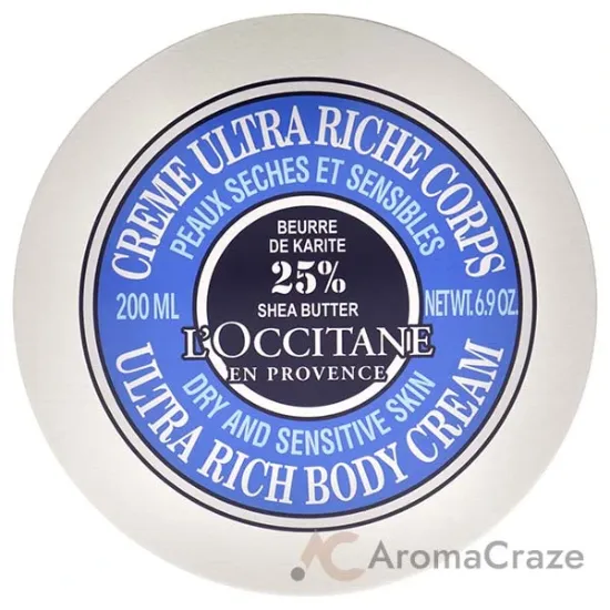 Picture of Shea Butter Ultra Rich Body Cream by LOccitane for Unisex - 6.9 oz Body Cream