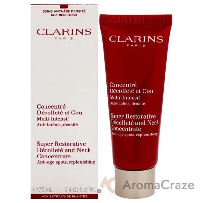 Picture of Super Restorative Decollete and Neck Concentrate by Clarins for Unisex - 2.4 oz Cream