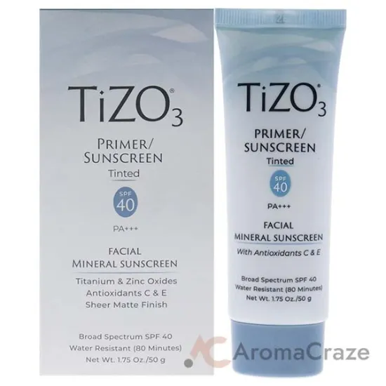 Picture of Tizo3 Facial Primer Tinted SPF 40 by Tizo for Unisex - 1.75 oz Sunscreen