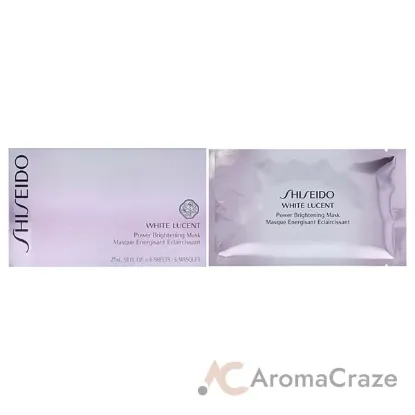 Picture of White Lucent Power Brightening Mask by Shiseido for Unisex - 6 Pc Mask