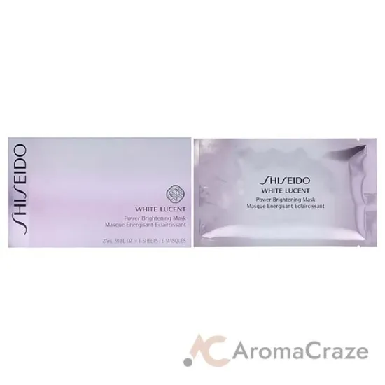 Picture of White Lucent Power Brightening Mask by Shiseido for Unisex - 6 Pc Mask