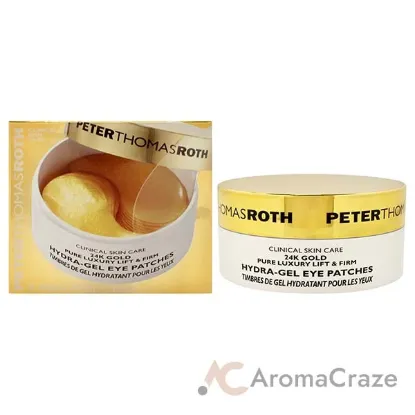 Picture of 24K Gold Pure Luxury Lift and Firm Hydra-Gel Eye Patches by Peter Thomas Roth for Women - 60 Pc Patches
