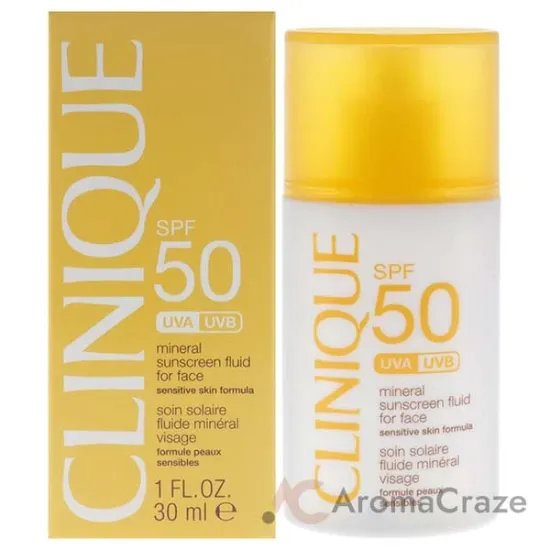Picture of Mineral Sunscreen Fluid for Face SPF50 by Clinique for Women - 1 oz Sunscreen