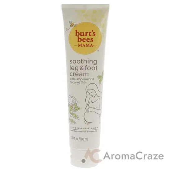 Picture of Mama Bee Leg and Foot Creme by Burts Bees for Women - 3.38 oz Cream