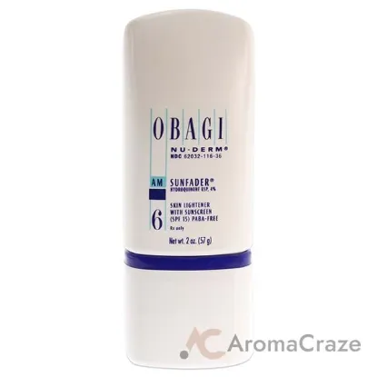 Picture of Obagi Nu-Derm 6 AM Sunfader Skin Lightener with Sunscreen SPF 15 by Obagi for Women - 2 oz Cream