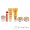 Picture of Tips and Toes Kit by Burts Bees for Women - 6 Pc Kit 0.3oz Hand Salve, 0.25oz Almond and Milk Hand Cream, 0.3oz Lemon Butter Cuticle Cream, 0.75oz Coconut Foot Cream, 0.75oz Honey and Grapeseed Hand Cream, 0.15oz Pomegranate Moisturizing Lip Balm