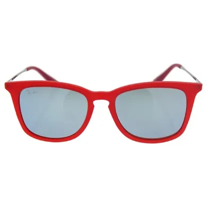Picture of Ray Ban RJ 9063S 7010-30 - Red Gunmetal-Silver by Ray Ban for Kids - 48-16-130 mm Sunglasses