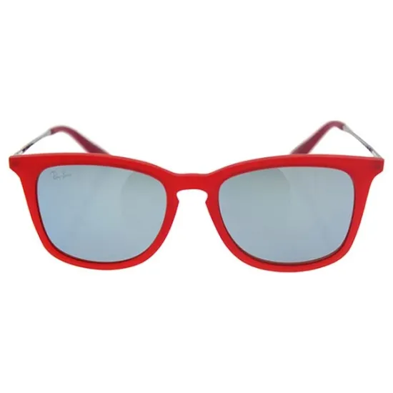 Picture of Ray Ban RJ 9063S 7010-30 - Red Gunmetal-Silver by Ray Ban for Kids - 48-16-130 mm Sunglasses
