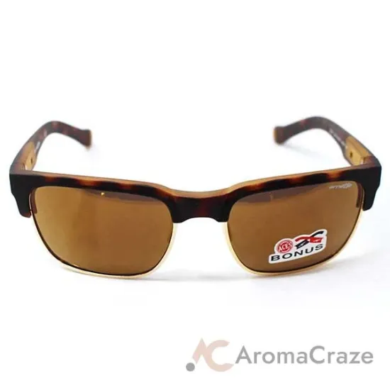 Picture of Arnette AN 4205 2152-7D Dean - Fuzzy Havana-Gold by Arnette for Men - 59-19-130 mm Sunglasses