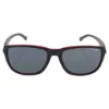 Picture of Arnette AN 4214 2312-87 Straight Cut - Matte Black On Opal Red-Gray by Arnette for Men - 58-17-145 mm Sunglasses