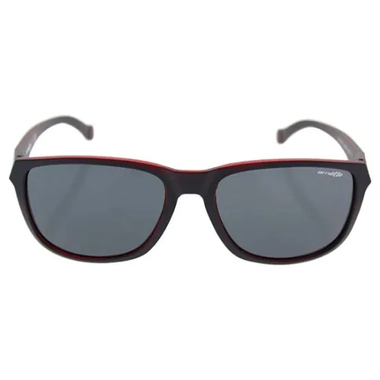 Picture of Arnette AN 4214 2312-87 Straight Cut - Matte Black On Opal Red-Gray by Arnette for Men - 58-17-145 mm Sunglasses