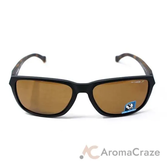 Picture of Arnette AN 4214 2314-83 Straight Cut - Matte Black-Brown Polarized by Arnette for Men - 58-17-145 mm Sunglasses
