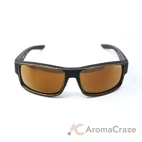 Picture of Arnette AN 4224 2357-7D Boxcar - Matte Tumbled Gold-Gold by Arnette for Men - 59-16-125 mm Sunglasses