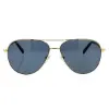 Picture of Bvlgari BV5029K 390-81 - Gold Plated-Grey Polarized by Bvlgari for Men - 61-15-140 mm Sunglasses
