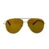 Picture of Bvlgari BV5029K 391-83 - Gold Plated-Brown Polarized by Bvlgari for Men - 61-15-140 mm Sunglasses