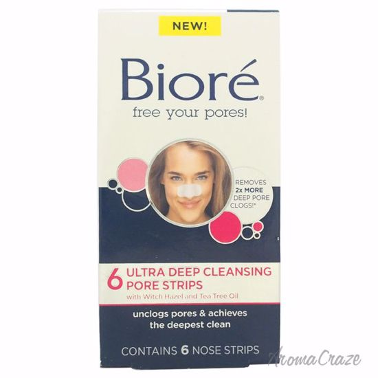 Biore Ultra Deep Cleansing Pore Strips Unisex 6 Pc
