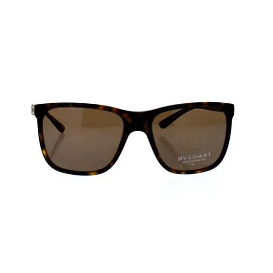 Picture of Bvlgari BV7027 504-73 - Dark Havana-Brown by Bvlgari for Men - 57-17-140 mm Sunglasses