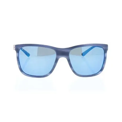 Picture of Bvlgari BV7027 5393-55 - Matte Striped Blue-Dark Blue by Bvlgari for Men - 57-17-140 mm Sunglasses