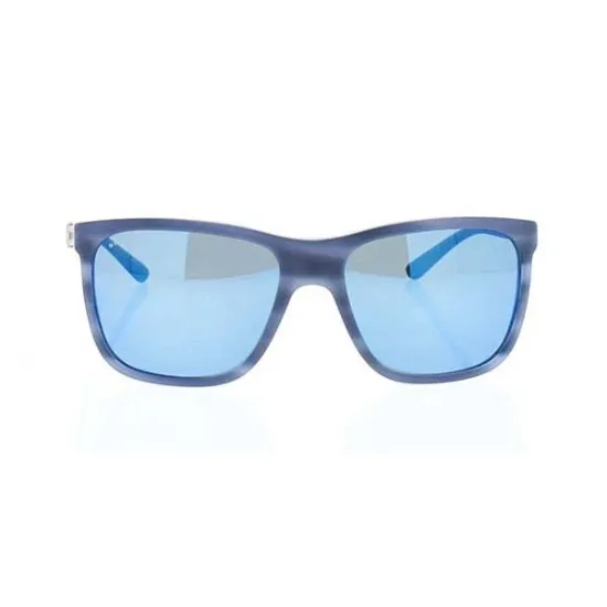 Picture of Bvlgari BV7027 5393-55 - Matte Striped Blue-Dark Blue by Bvlgari for Men - 57-17-140 mm Sunglasses