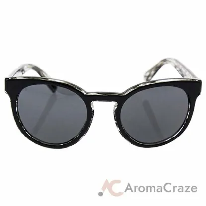 Picture of Dolce and Gabbana DG 4285 3056-87 - Top Black On Striped-Grey by Dolce and Gabbana for Men - 51-21-140 mm Sunglasses