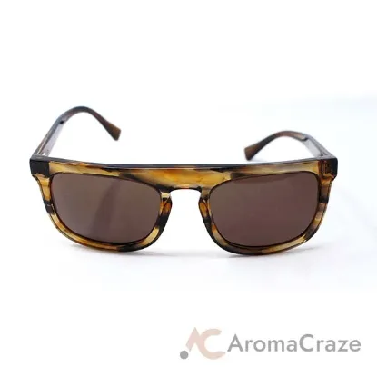 Picture of Dolce and Gabbana DG 4288 3063-73 - Striped Brown-Brown by Dolce and Gabbana for Men - 53-20-140 mm Sunglasses
