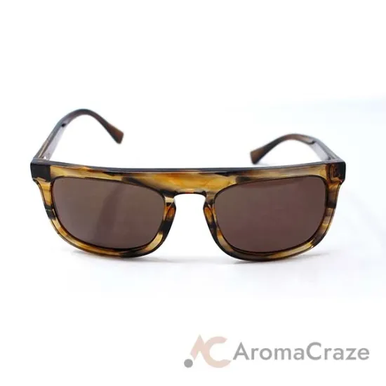 Picture of Dolce and Gabbana DG 4288 3063-73 - Striped Brown-Brown by Dolce and Gabbana for Men - 53-20-140 mm Sunglasses