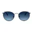 Picture of Giorgio Armani AR 6016J 3001-4U FramesofLife-Matte Black-Blue Gradient Polarized by Giorgio Armani for Men - 51-20-145 mm Sunglasses