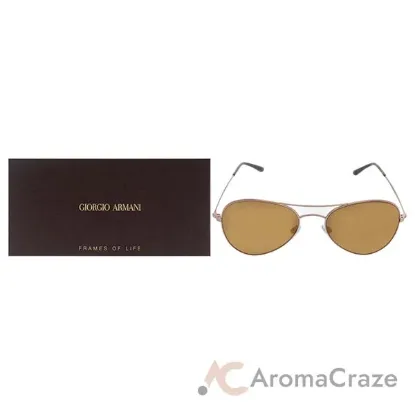 Picture of Giorgio Armani AR 6035 3004-6H Frames of Life - Light Bronze-Brown Bronze by Giorgio Armani for Men - 54-17-145 mm Sunglasses