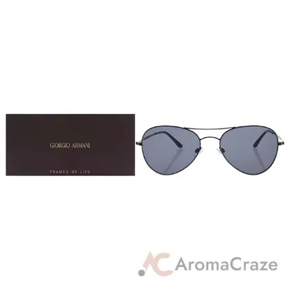 Picture of Giorgio Armani AR 6035 3006-87 Frames of Life - Matte Black-Grey by Giorgio Armani for Men - 54-17-145 mm Sunglasses