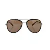 Picture of Giorgio Armani AR 6039 3003-73 Frames of Life -Matte Gunmetal-Matte Havana-Brown by Giorgio Armani for Men - 56-16-140 mm Sunglasses