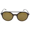 Picture of Giorgio Armani AR 8077 5089-83 - Tortoise Matte-Brown Polarized by Giorgio Armani for Men - 50-21-140 mm Sunglasses
