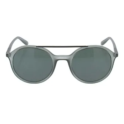 Picture of Giorgio Armani AR 8077 5484-71 - Matte Transparent Green-Grey Green by Giorgio Armani for Men - 50-21-140 mm Sunglasses