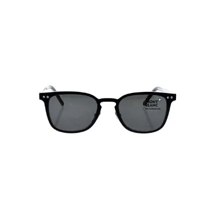 Picture of Mont Blanc MB584S 02A - Matte Black-Smoke by Mont Blanc for Men - 51-20-145 mm Sunglasses