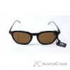 Picture of Mont Blanc MB599S 01M - Shiny Black-Brown Polarized by Mont Blanc for Men - 49-19-145 mm Sunglasses