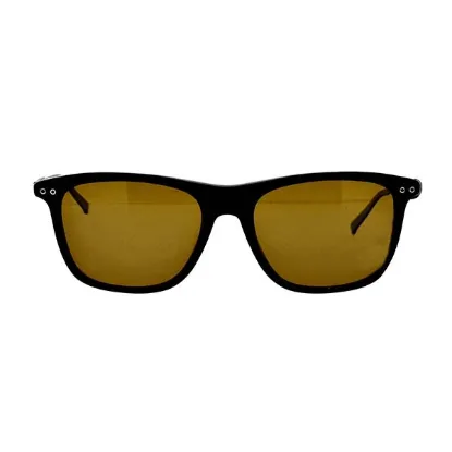 Picture of Mont Blanc MB600S 01M - Shiny Black-Roviex Brown Polarized by Mont Blanc for Men - 55-18-145 mm Sunglasses