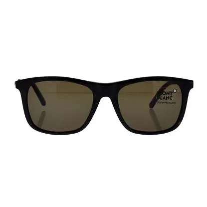Picture of Mont Blanc MB606S 52E - Dark Havana-Brown by Mont Blanc for Men - 54-18-145 mm Sunglasses