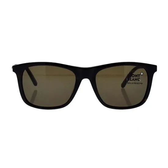 Picture of Mont Blanc MB606S 52E - Dark Havana-Brown by Mont Blanc for Men - 54-18-145 mm Sunglasses