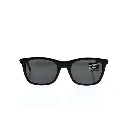 Picture of Mont Blanc MB607S 20A - Black-Smoke by Mont Blanc for Men - 53-20-145 mm Sunglasses