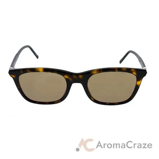 Picture of Mont Blanc MB607S 52J - Havana-Brown by Mont Blanc for Men - 53-20-145 mm Sunglasses