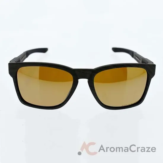 Picture of Oakley Gatalyst OO9272-16 - Woodgrain-Tungsten Iridium Polarized by Oakley for Men - 56-17-144 mm Sunglasses