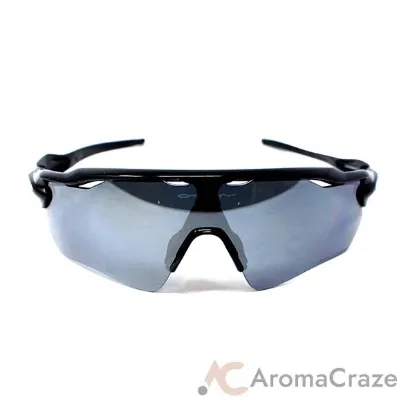 Picture of Oakley Radar Ev Path OO9208-07 - Black Shiny-Black Iridium Polarized by Oakley for Men - 38-00-128 mm Sunglasses