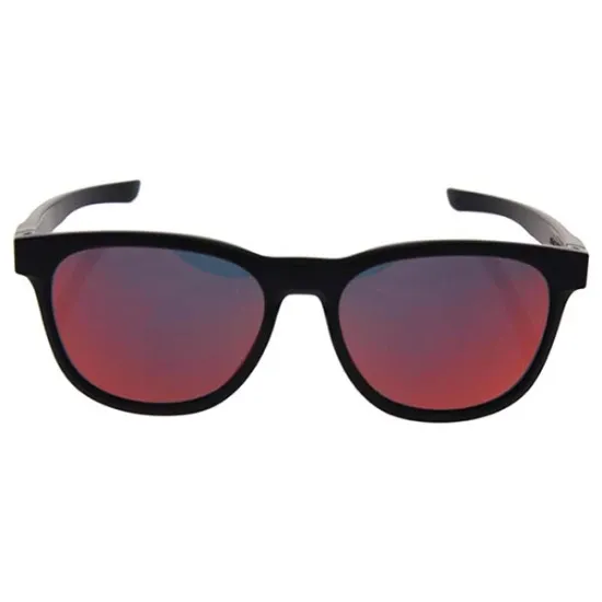 Picture of Oakley Stringer 009315-09 - Matte Black-Ruby Red Iridium by Oakley for Men - 55-16-145 mm Sunglasses