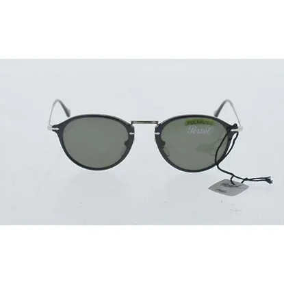 Picture of Persol PO3046S 95-58 - Black-Green Polarized by Persol for Men - 49-21-140 mm Sunglasses