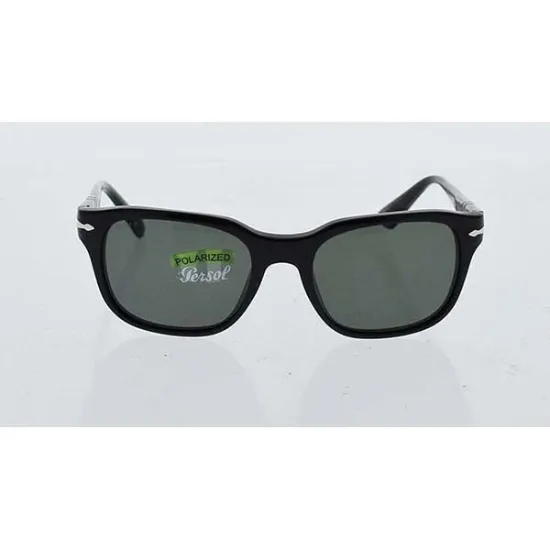 Picture of Persol PO3112S 95-58 - Black-Green Polarized by Persol for Men - 53-19-145 mm Sunglasses