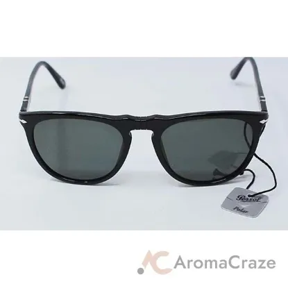 Picture of Persol PO3114S 95-58 - Black-Green Polarized by Persol for Men - 53-19-145 mm Sunglasses