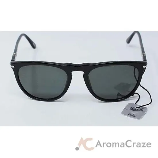 Picture of Persol PO3114S 95-58 - Black-Green Polarized by Persol for Men - 53-19-145 mm Sunglasses