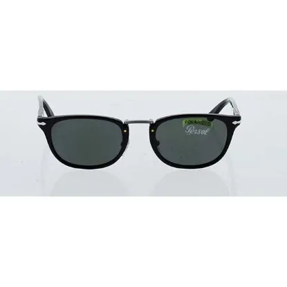 Picture of Persol PO3127S 95-58 - Black-Green Polarized by Persol for Men - 52-22-145 mm Sunglasses