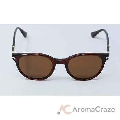 Picture of Persol PO3151S 24-57 - Havana-Brown Polarized by Persol for Men - 49-20-145 mm Sunglasses